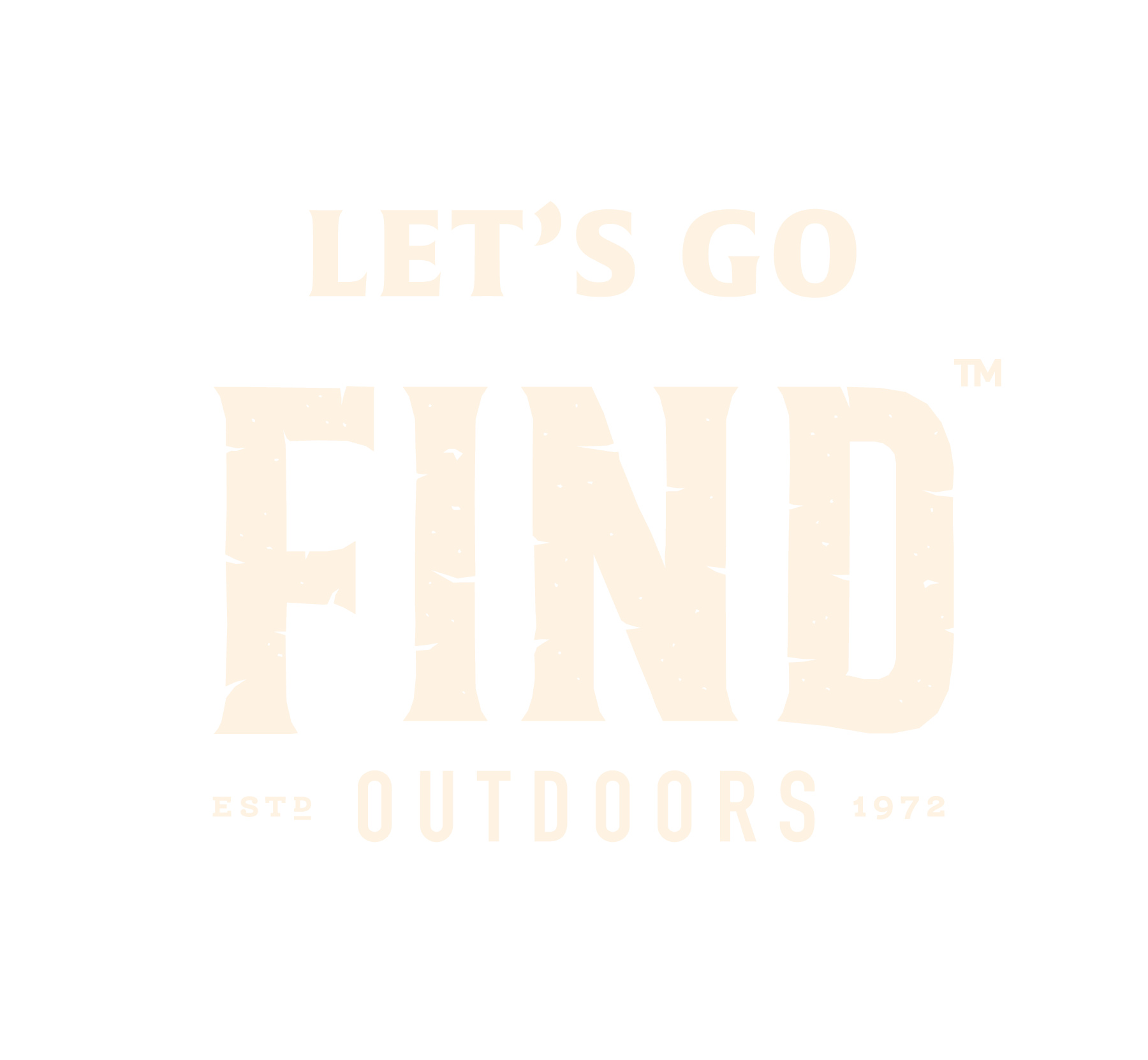 Let's Go FIND Outdoors, cream