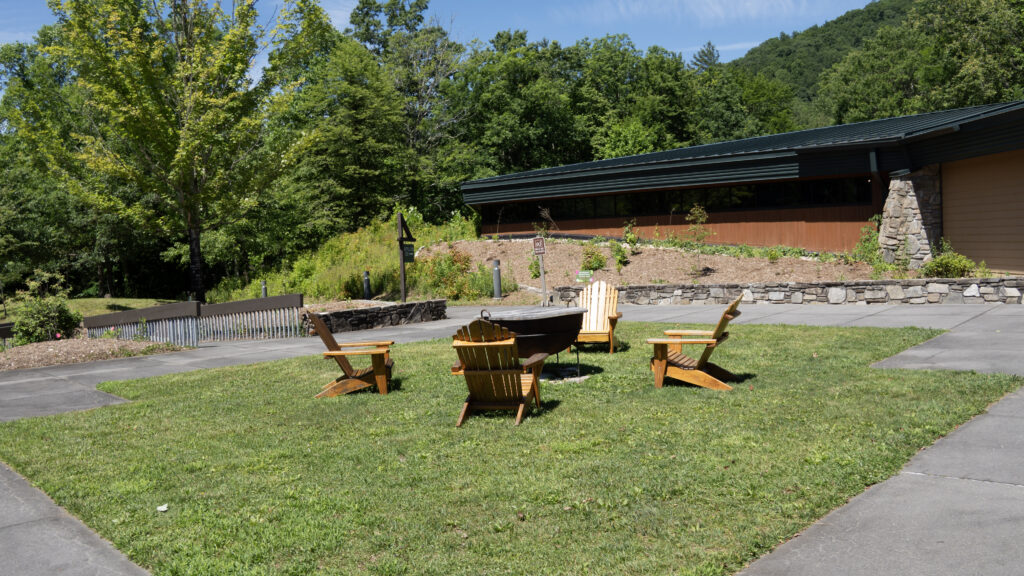 Cradle of Forestry Entrance Chairs