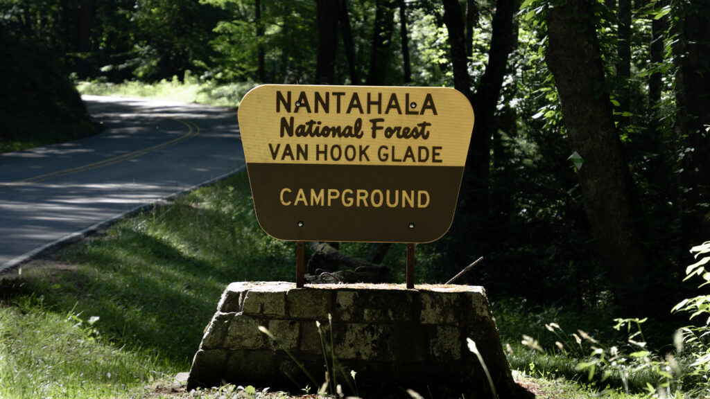 Van Hook Front Entrance Sign