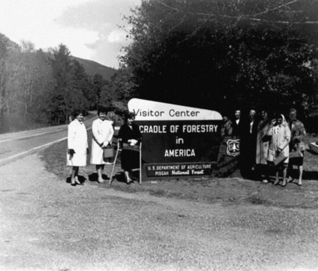 Cradle of Forestry in America Sign