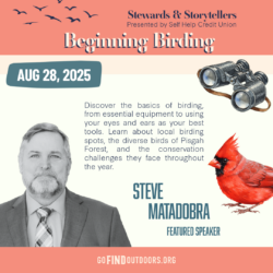 Ticket Stewards & Storytellers : Beginning Birding - August 28