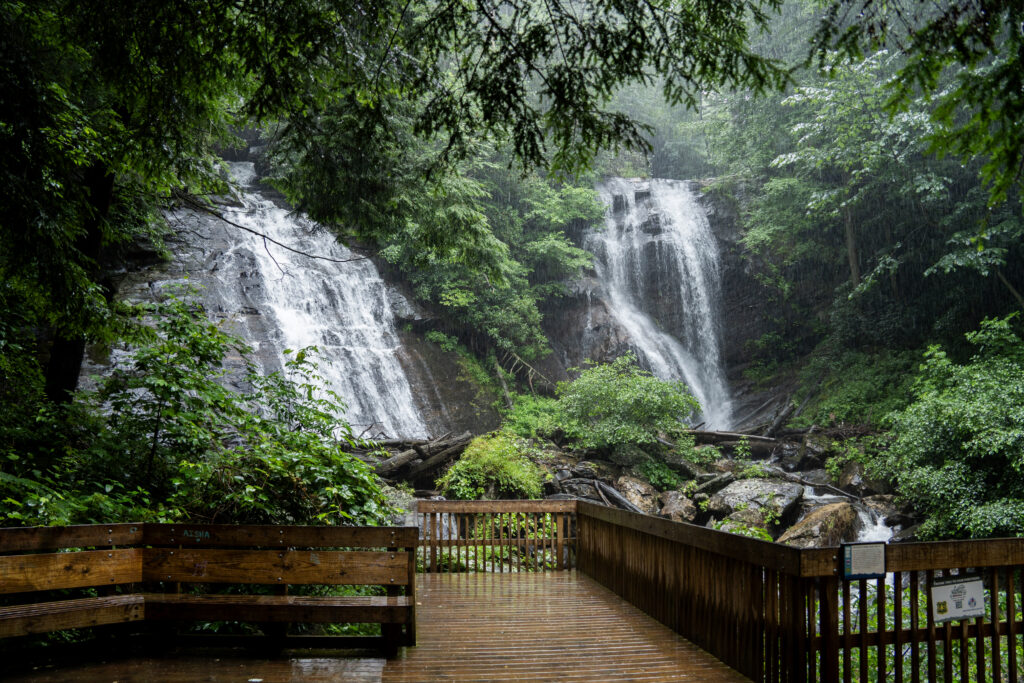Anna Ruby Falls Main Viewing Deck