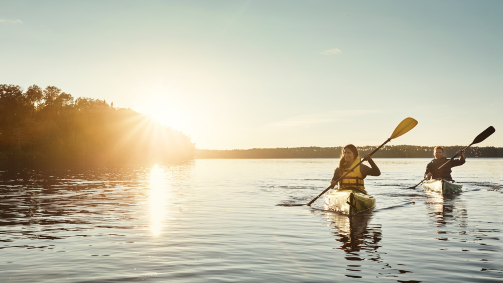 Carters Lake Stock Kayaking