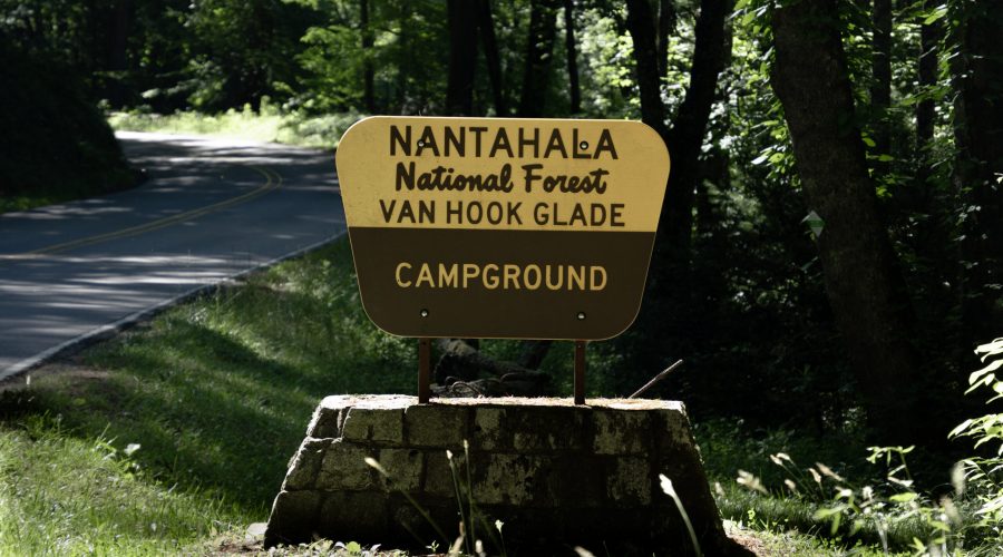 Van Hook Front Entrance Sign